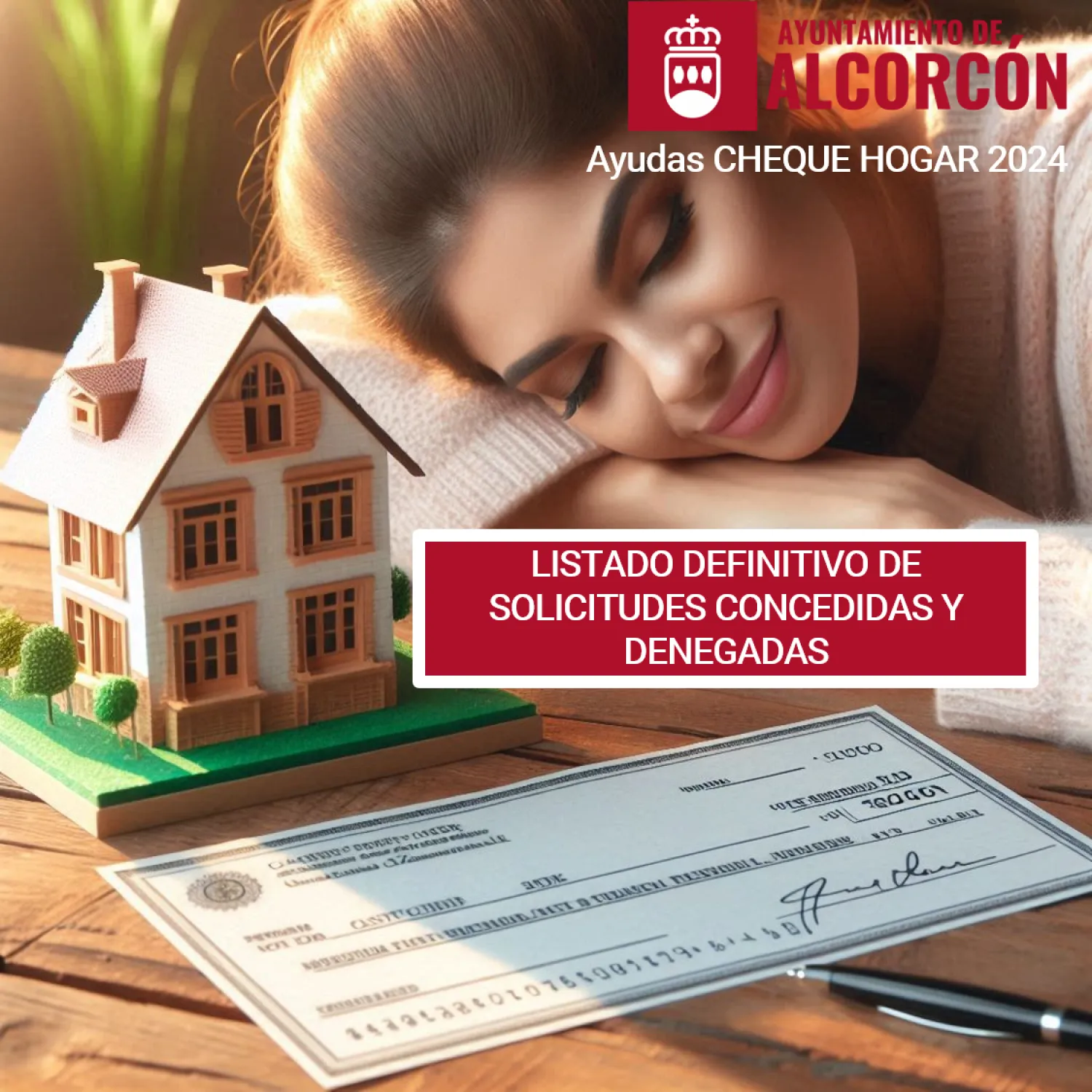 imagen del cartel informativo cheque hogar 2024