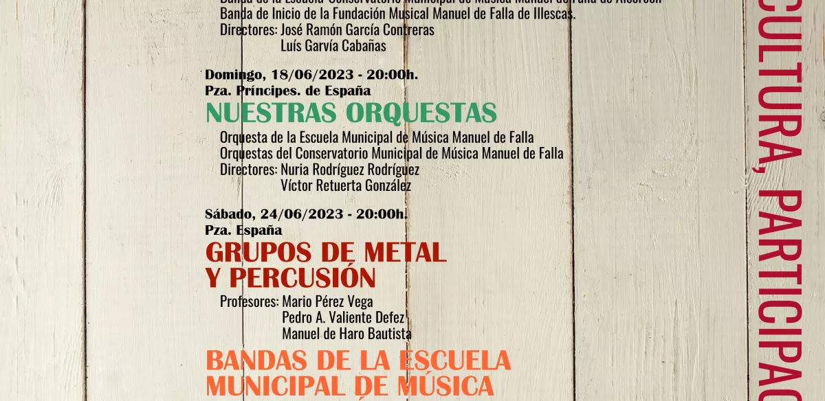 ‘Música en las plazas’ 