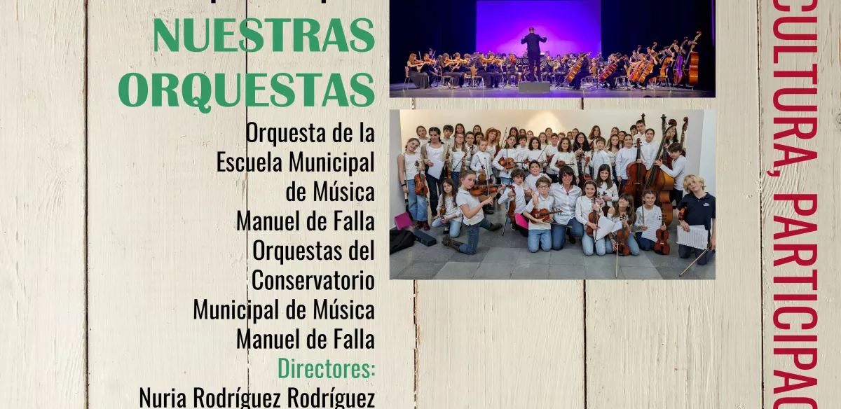 MÚSICA EN LAS PLAZAS: NUESTRAS ORQUESTAS. Domingo 18 de junio