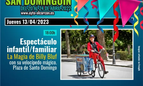  MAGIA. BILLY BLUF CON SU VELOCÍPEDO MÁGICO