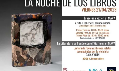 LA AVENTURA DE LEER. LA NOCHE LOS LIBROS .  Museo de Arte en vidrio de Alcorcón