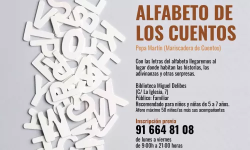 ALFABETO DE CUENTOS. Miércoles 24 mayo. Biblioteca Miguel Delibes