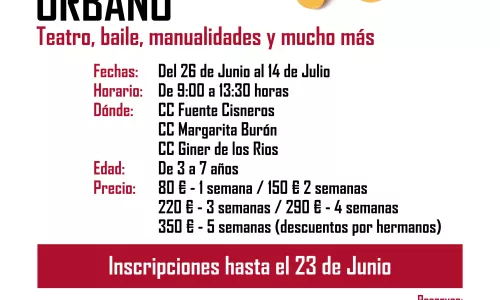 ESCUELA DE VERANO teatro, baile, manualidades y mucho más