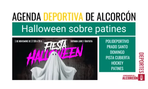 Halloween sobre patines