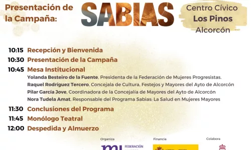 presentación de ‘Sabias’ un programa que pone el foco en las mujeres mayores y en el trato sociosanitario que reciben