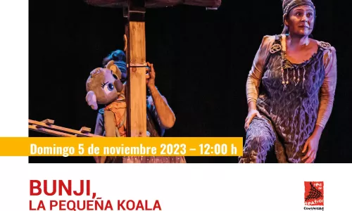 Programación familiar: Bunji, la pequeña Koala.  Festuc Teatre S.L.  Domingo 5 de noviembre -12:00h  CC Viñagrande