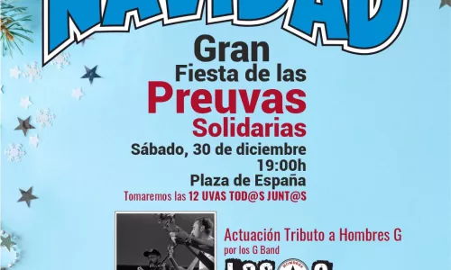 Alcorcón celebra el último fin de semana del año con las Preuvas Solidarias, un tributo a Hombres G o la Tardevieja en el Recinto Ferial