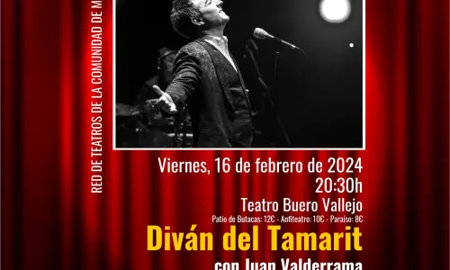   Diván Del Tamarit con Juan Valderrama. Viernes, 16 de febrero