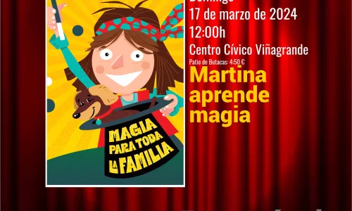 Programación Familiar: Martina aprende magia . Domingo 17 de marzo