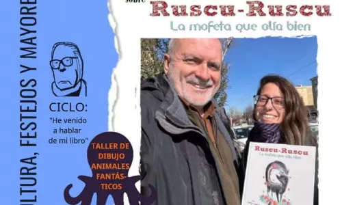 HE VENIDO A HABLAR DE MI LIBRO:  "RUSCU-RUSCU, La mofeta que olía bien” 