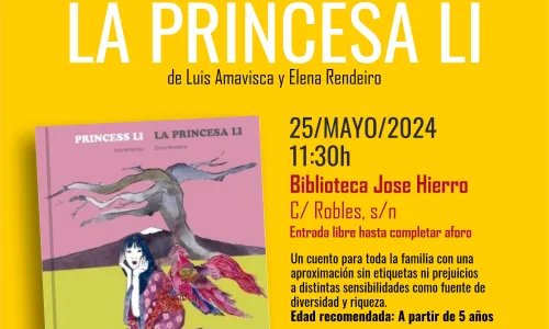 Cuentacuentos La Princesa Li en la Biblioteca José Hierro